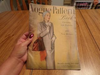 Vtg Dec - Jan 1947 - 48 Vogue Pattern Book