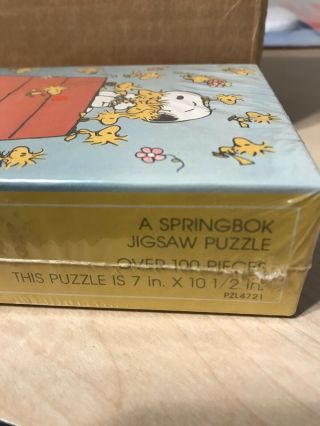 Springbok Jigsaw Puzzle SNOOPY No Such Thing 2 Many Friends Hallmark Vintage 2