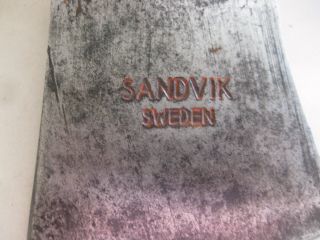 Vintage SANDVIK Sweden HAND AXE Hatch HEAD 2 1/4 lb. 2
