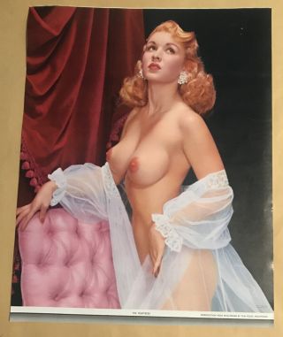 1956 Salesman Sample 11x14 Color Poster Size Sexy Pinup Risque