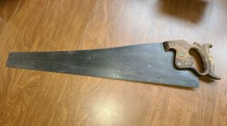 Vintage Henry Disston & Sons Hand Saw