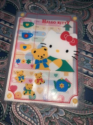 Vintage Hello Kitty Sticker Photo Album Book 1996 Sanrio
