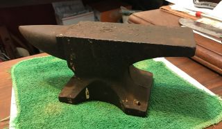 Vintage 11.  8 Pounds Small Jewelers Blacksmith Anvil 9 1/2 " Long 4 " Tall 2 3/8 " W