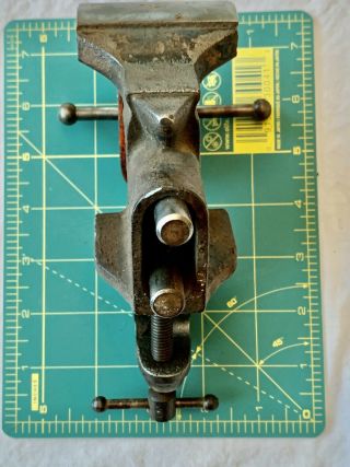 VINTAGE STANLEY C 595 CLAMP ON VISE MADE IN USA PAT.  PEND.  55 OZ 2.  4” Wide Jaw 3