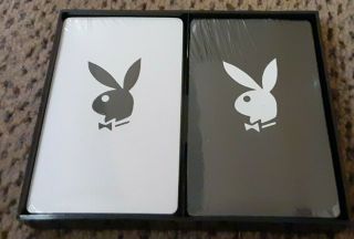 Playboy Bunny Bridge Set Playing Cards 1 Set / 2 Decks Rare Vintage