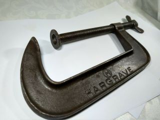 Vintage Hargrave Standard 6 " C Clamp/ Cincinnati Tool Company