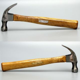 VTG Stanley JOBMASTER 101 - 1/2 16oz Head Curve Claw Carpenters Hammer BIN 2