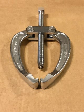 Vintage 46911 Craftsman Forged Nickel Chrome Plated 8 " Gear And Bearing Puller