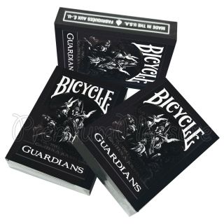 3 Decks Bicycle Guardians Playing Cards Standard Index By Theory Poker Magic Art