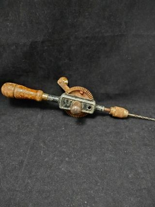 Vintage Craftsman 12 In Hand Crank Egg Beater Drill