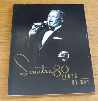 Frank Sinatra " 80 Years My Way " 1995 Program Book Shrine Los Angeles