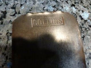 Vintage 3 1/2 lb Collins Single Bit Axe Head 7 1/2 