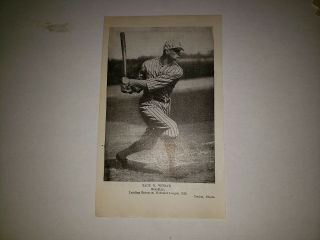 Zack Wheat 1918 Spalding Leading Nl Hitter Sheet