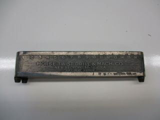 Vintage Number Drill Index Made By Morse Twist Drill & Machine Company
