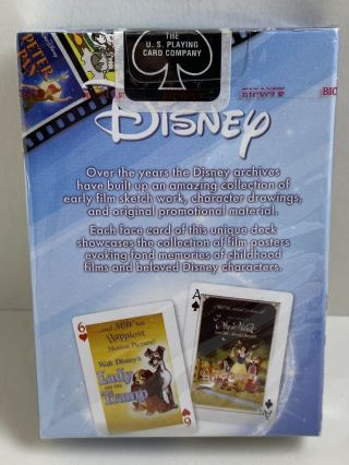 &.  Disney Bicycle Playing Cards Vintage Disney Movie Posters. 2
