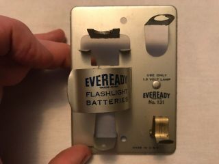 Eveready Vintage Flashlight Battery And Lamp Tester,  Box
