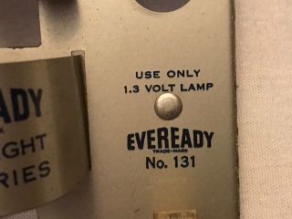 Eveready Vintage Flashlight Battery And Lamp Tester,  Box 2