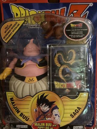 Majin Buu With Puppy Bee And Cookie Figure Dbz Dragon Ball Z.  Box Is Bent