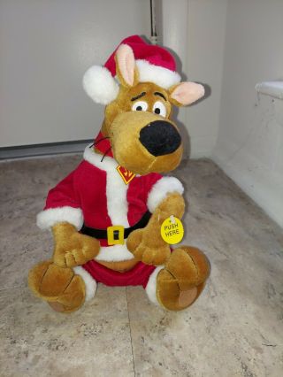 Animated Scooby Doo Santa Plush Sings And Moves Christmas Songs