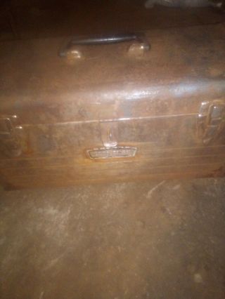 Vintage 1960s Early 70s Craftsman Tool Box