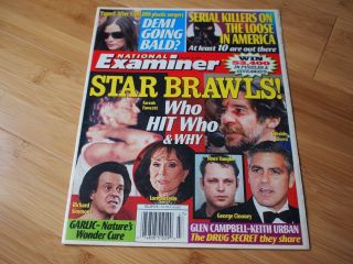 2006 National Examiner Newspaper Mag Farrah Fawcett Demi Moore Richard Simmons