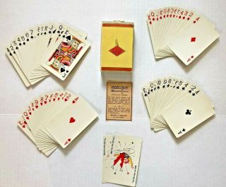 Vintage Brown & Bigelow Playing Cards Redislip Vulcan Rail & Construction Deck 2