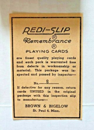 Vintage Brown & Bigelow Playing Cards Redislip Vulcan Rail & Construction Deck 3