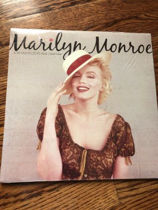 Rare Marilyn Monroe 16 Month 2015 Wall Calendar Dateworks