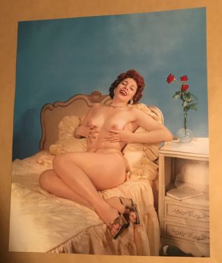 1950’s 11”x 13 1/2” Poster Size Very Sexy Pinup Girl Risqué.  3