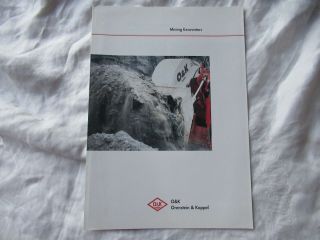 O&k Orenstein & Koppel Mining Excavator Brochure Models Rh 400 120 170 200 90 30