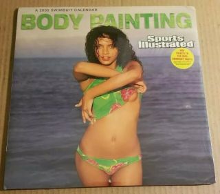 Sports Illustrated Swimsuit Body Painting 2005 Wall Calendar Pin - Up Girls Si