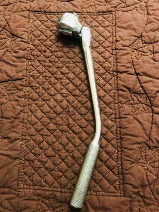 Vintage Champion Plug Master Ii Ct 451 22 3/8 ",  Flex Head Ratchet Usa Bend Handle