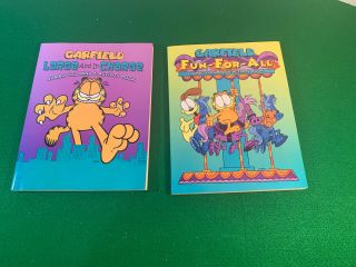 Garfield Coloring Book Set Of 2 Large And In Charge Fun For All