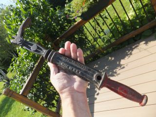 Antique Woodworking Tool Vintage Nail Puller Bridgeport Hardware No 20