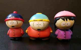 South Park Comedy Central Stan,  Cartman & Wendy 2 " Mini Figures Comedy Partners