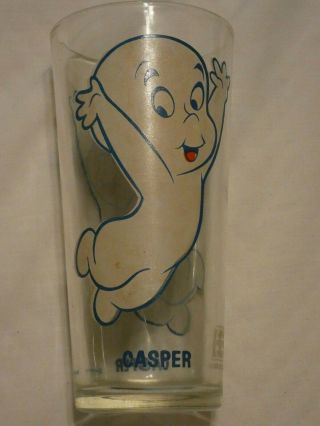 Vtg " Casper " Looney Tunes Warner Brothers Pepsi Collectors Glass