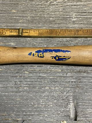 Rare Craftsman 1930’s - 40’s 8 Oz Ball Peen Replacement Hammer Handle Partial Logo