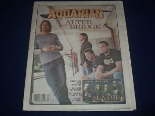 2004 October 6 - 13 Aquarian Weekly Newspaper - Alter Bridge Cover - J 1081