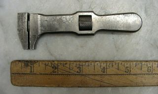Antique Billings & Spencer Adjustable Bicycle Wrench,  1 - 1/2 " Cap. ,  Pat.  2 - 18 - 1879