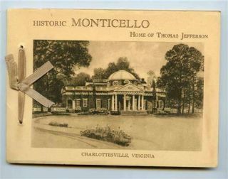 Historic Monticello Home Of Thomas Jefferson Photo Booklet & Envelope
