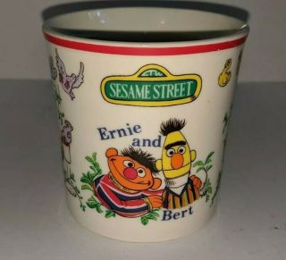 Vintage Muppets,  Inc.  Sesame Street Ernie & Bert Cup Mug 1977