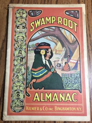 1942 Swamp Root Almanac Dream Book,  Vgc,  Mt.  Pleasant,  Pa