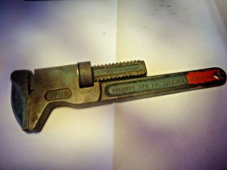 Trimont Mfg.  Co.  Trimo,  Adjustable Wrench,  12 Inch,  Patd.  1911 Vintage_e - 133p