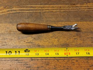 ANTIQUE Tools Nail Puller Extractor Rare Vintage Woodworking Carpenters Tool ☆US 2