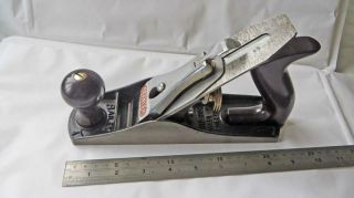 Late Vintage Stanley Uk G12 - 004 No:4 Size Smoothing Plane Old Tool