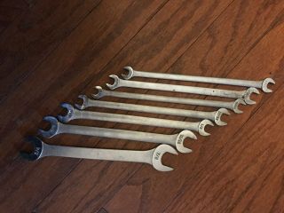 Set Of 10 Vintage Craftsman =v= Era No.  2 Double Open End Tappet Wrench - V44471 - 75