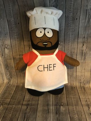 14 " South Park " Chef " Plush Stuffed With Hat And Apron 20