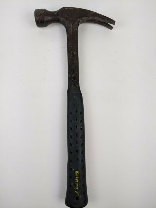 Vintage Estwing 20 Oz.  Claw Hammer Made In Rockford,  Il.  E3 - 20s (b03)