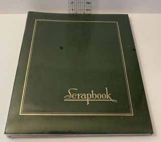 Vintage Springfield Scrapbook Green 60 Pages Photo Album No 736 Pictures