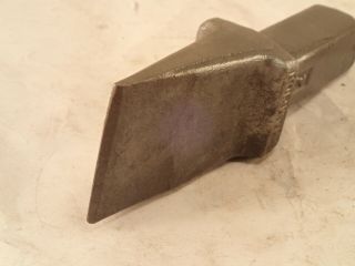 Vintage CHAMPION Blacksmith Metalworking Anvil Hot Cut - Off Hardy 1 - 5/8 